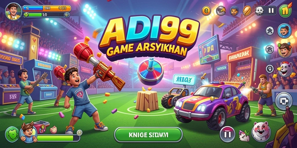 Tampilan gameplay ADI99 yang menegangkan dan seru.