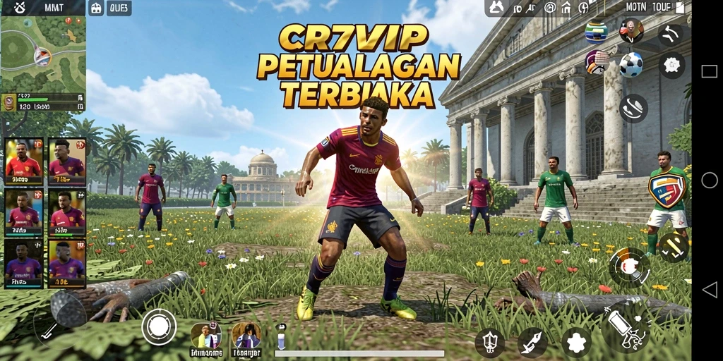 Gameplay epik dalam dunia terbuka CR7VIP.