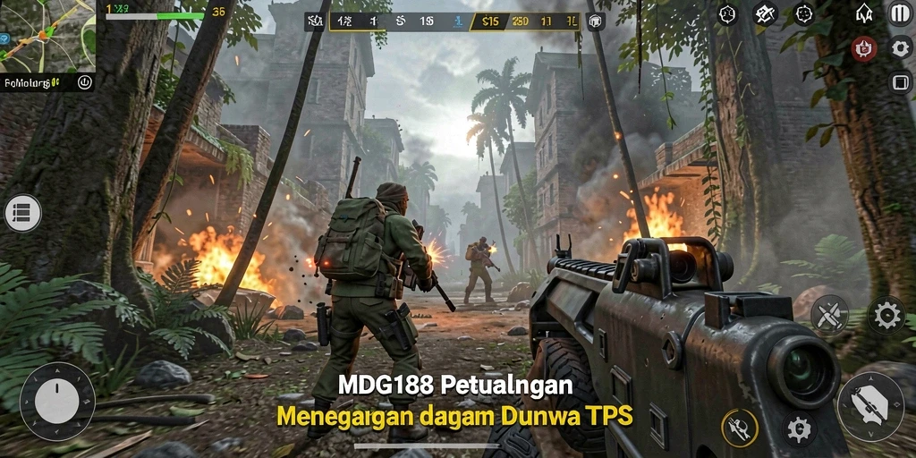 Tangkapan layar gameplay intens MDG188 TPS yang menghibur dan seru.