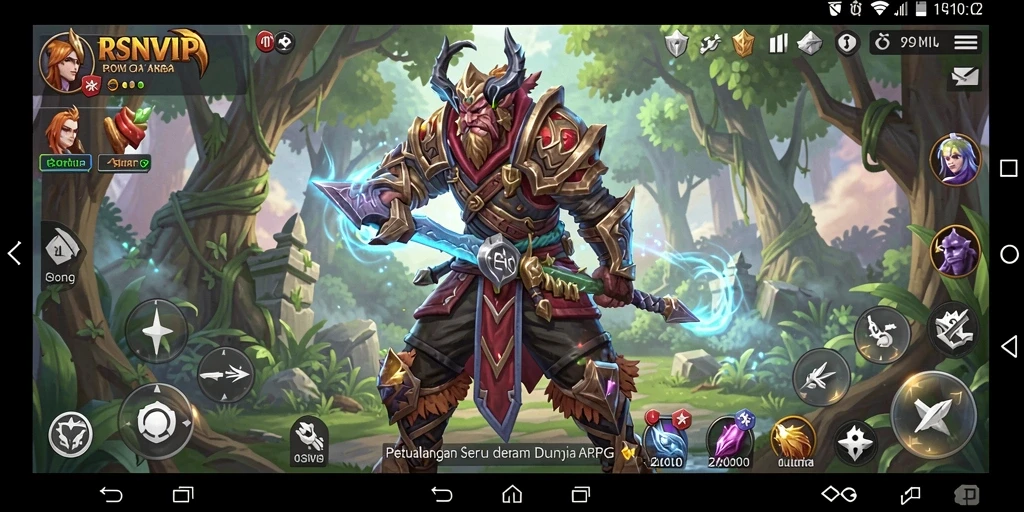 Tampilan gameplay menegangkan dalam RSNVIP di dunia ARPG.