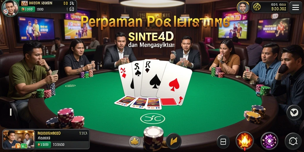 Tampilan gameplay seru dan mendebarkan di SINTE4D.