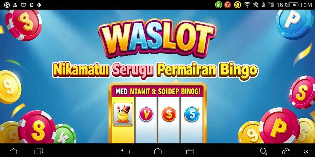 Tampilan gameplay seru Bingo di WASLOT.