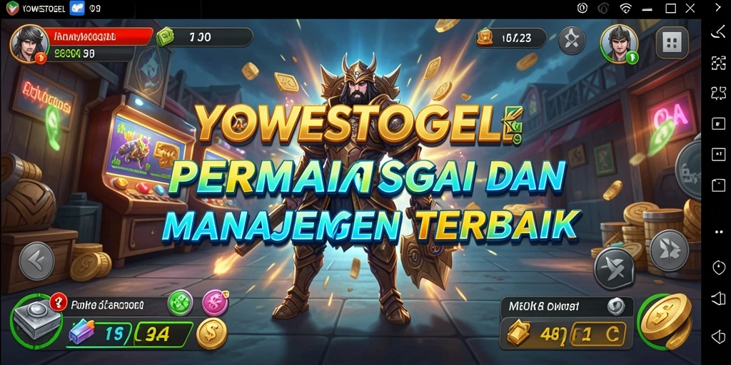 Visual gameplay YOWESTOGEL yang menakjubkan dalam suasana pertempuran.